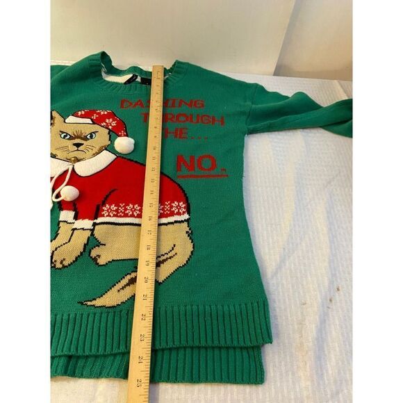 New direction Christmas sweater cats dashing bell small - Picture 6 of 6